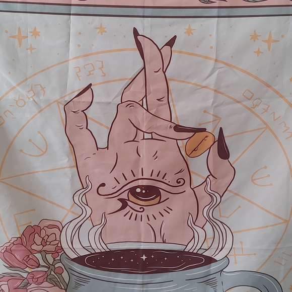 Coffee Scarf Mystical Goth Zen Themes - Picture 4 of 5